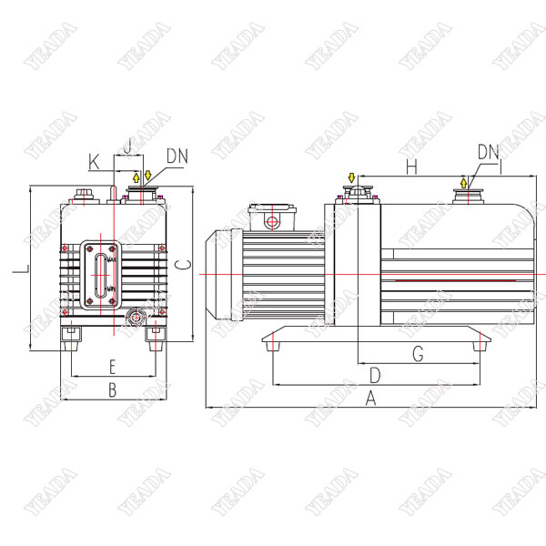 VRD-8/16 Dual Stage Vacuum Pump