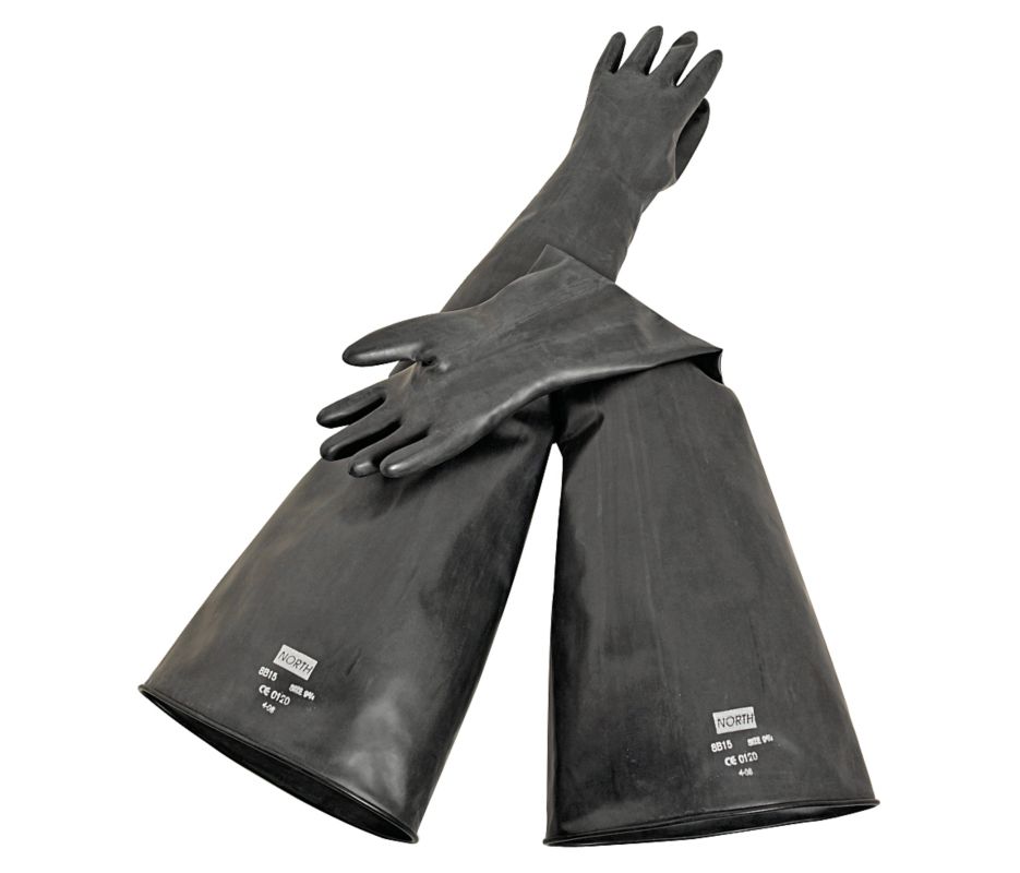 North Butyl Dry Box Gloves-Glove Box Gloves