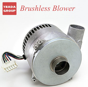 240 Voltage, Tangential Discharge Brushless Blower, 123.7 CFM, 5.7