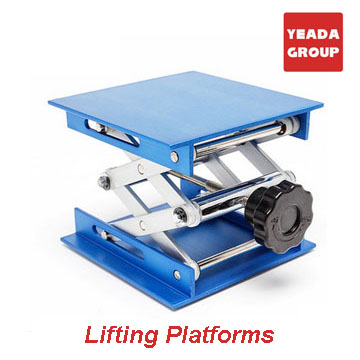 4×4'' ,6×6'',8×8'  Yeada Glovebox Aluminum Lab Lifting Platform Stand Rack Scissor Frame Lab-Lift Lifter