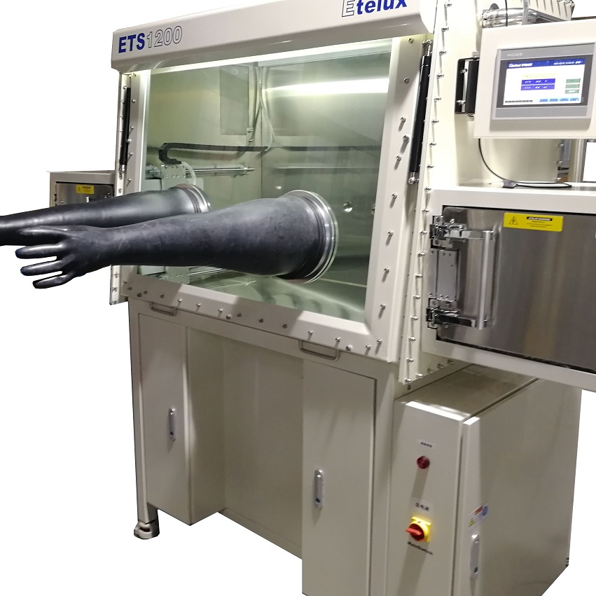 -65℃ Dew point，ETS1200  Advanced Glovebox Welding System,Electronic Packages Gloveboxes,Custom Heating Process,200°C Oven